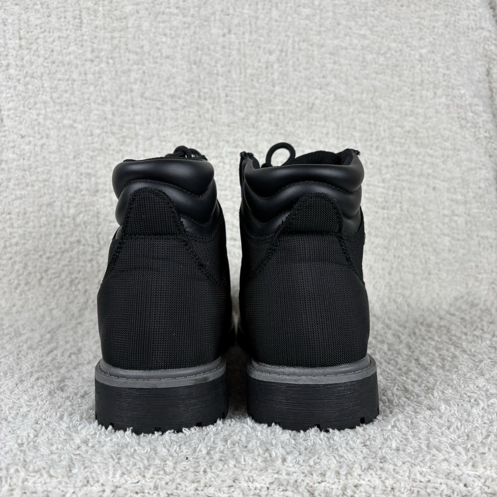 Lugz Boots Womens 6.5 Black Grotto Lace‎ Up Casual Chunky Thick Sole - Picture 9 of 14